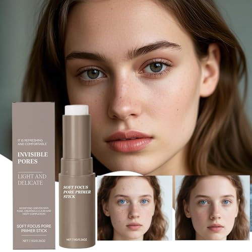 Minimizador De Poros Matificante: Barra Correctora, Prebase Facial Reductora De Brillo, Base De Textura | Solución De Maquillaje Diario Para Mujeres, Adolescentes, Reuniones - imagen 3