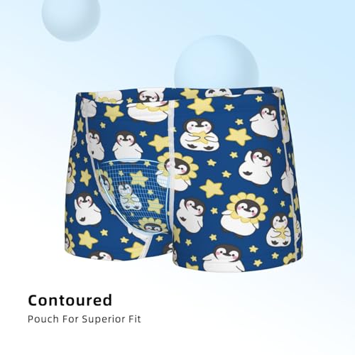 Boys' Cotton Boxer Brief Soft Underwear-Star Penguin4