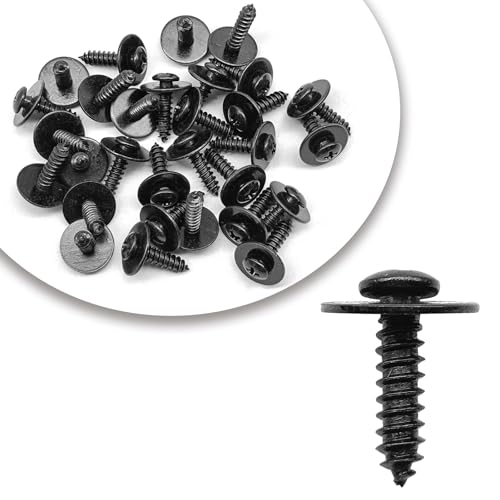 Image of 30PCS Fender Liner Splash Shield Wheelhouse Liner Screw, Compatible with Honda Accord Civic CR-V Element Fit Pilot Odyssey Prelude Acura ILX RDX TL TSX, 90114SE0000