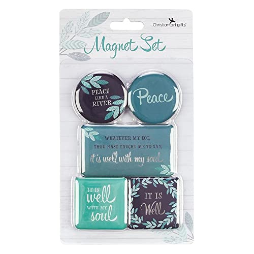 Imanes decorativos set 5 piezas Christian Art Gifts