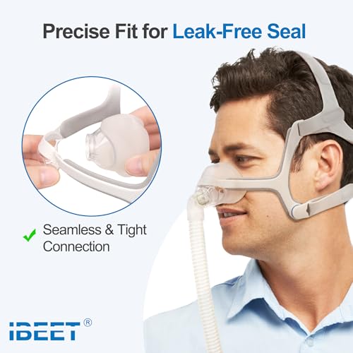 Image of Replacement Cushion for Airfit N20 Large, FSA HSA Eligible, 2-Pack Large Nasal Cushion - Reliable Seal & Cozy Fit for Enhanced Comfort, IBEET Mask Cushion for N20, Large