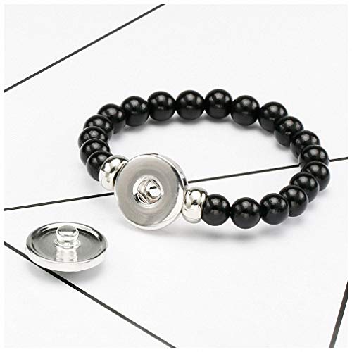 Giwotu Creative Various Horse Beading Glass Cabochon Bracelet Time Stone Hidden Button Bracelets Elastic String Retractable Charm Bracelets 12032906 #TOP4
