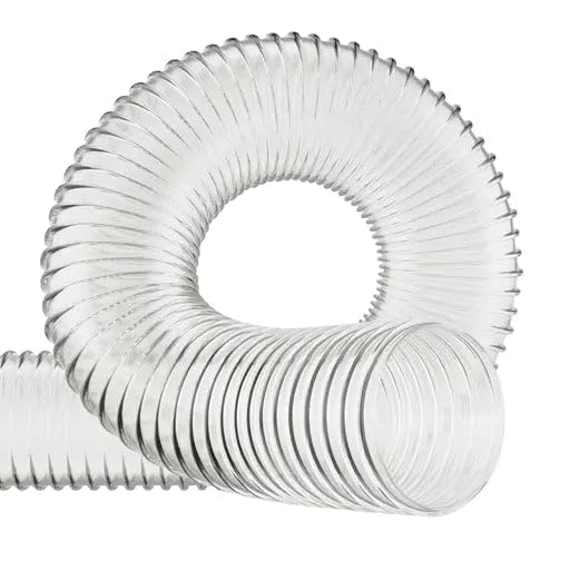 45mm (1 3/4 Inch) - 15 Metre Flexible Ducting PVC Hose Dust & Fume Extraction, Woodworking Ventilation Hose