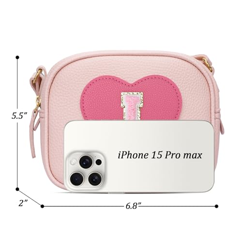 Image of KKXIU Birthday Gifts for Girls Initial Toddler Purse Cute Kids Crossbody Bag