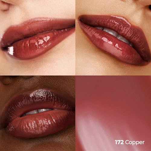 Image of Laka Fruity Glam Tint | Glowing Korean Lip Tint with Hydrating Lightweight Texture | Buildable Color, Non-Sticky High Shine Gloss | K-Beauty Korean Makeup | #172 Copper, 0.15oz