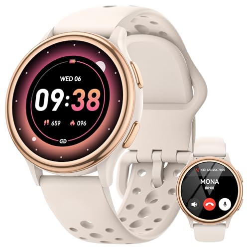 Smart Watches for Women [400+Watch Faces/Calls/Female Health] for Android Phones＆ iPhone Compatible, Activity Trackers and Smart Watches for Women, Fitness Tracker Watches for Women 70 Sport Modes