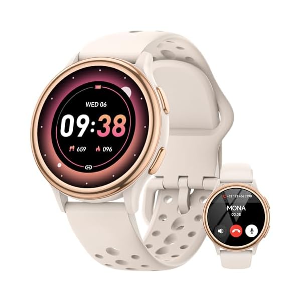 2024 Smart Watches for Women [400+Watch Faces/Calls/Female Health] for Android Phones＆ iPhone Compatible, Activity Tracker and Smart Watches for Women, Fitness Tracker Watches for Women (3 Bands)