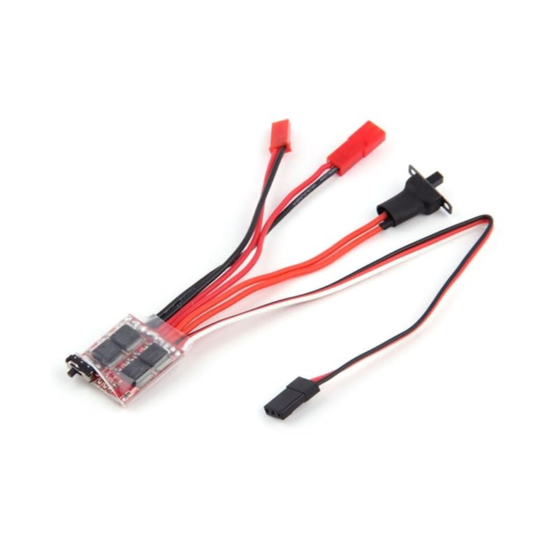 5 sztuk 20A/30A szczotkowanego Mini ESC elektryczna kontrola prędkości z hamulcem dla B14 B16 C14 JJRC Q64 RC części łodzi samochodowych(5pcs(30A))