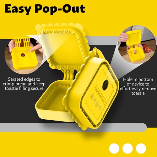 Toast Sealer Wrap Toastie Maker, A Toastie Maker for Thins, Crimp Sandwich Maker, Make Quick and Easy Creative Kitchen Gadgets, Designed for Low Calorie Thin Bread