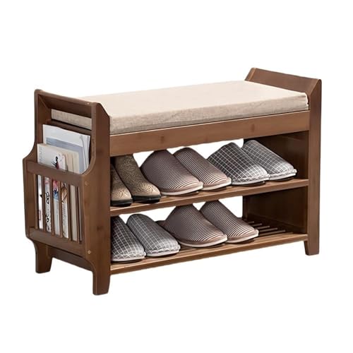 Banc d'entrée en bois avec rangement pour organiser vos chaussures