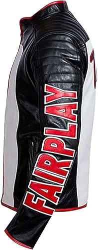 Mister Terrific Faux Leather Motorcycle Jacket - Mr Terrific Jacket2