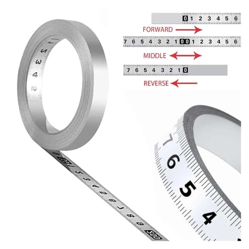 Cinta Métrica Adhesiva Acero Inoxidable 5 m miniatura 2