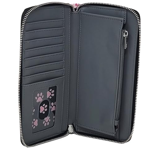 Loungefly Disney Cats Wallet Zip Around Clutch Faux Leather4