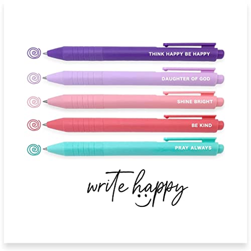 Set de 5 bolígrafos gel Doodle Beads Write Happy