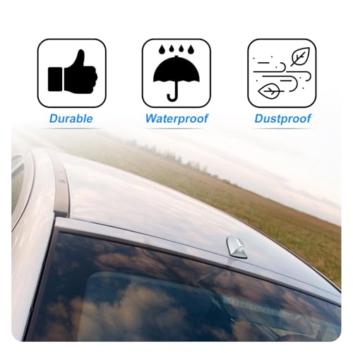 Antena aleta tiburón para Benz E-Class Sedan W211 2002-2009 autoadhesiva e impermeable 7