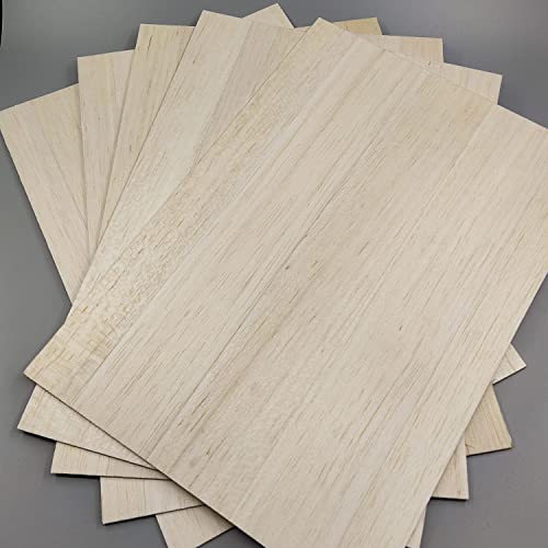 バルサ材 A4木板 長300mm 幅210mm 厚2mm/3mm/4mm/5mm DIY 工作 資材 Balsa wood (3mm厚-10枚入)