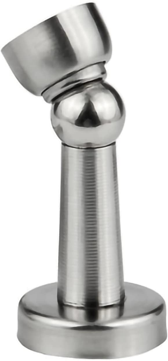 Przystanki drzwi, stoper drzwi, klin klinowy stoper Stopper Stopper ze stali nierdzewnej magnetyczne drzwi szczotkowane satynowe nikiel, magnetyczne przystanki, zamontowany na ścianie podłogowy uchwyt