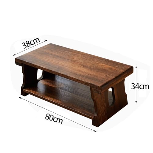 Table basse pliante bois massif pour optimiser les petits appartements
