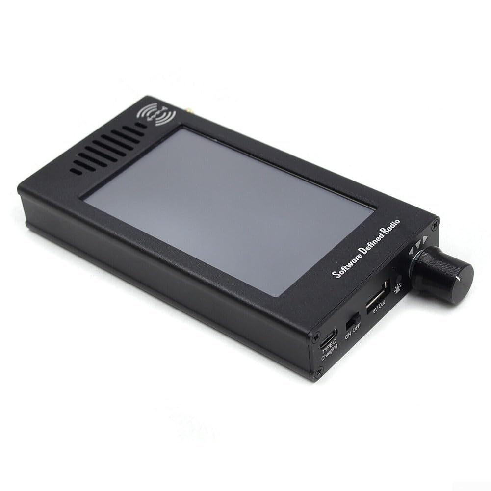 Radio portátil de onda corta con chip dsp, receptor de banda completa para HAM SW AM para FM SSB, pantalla LCD táctil de 5000 mAh para batería