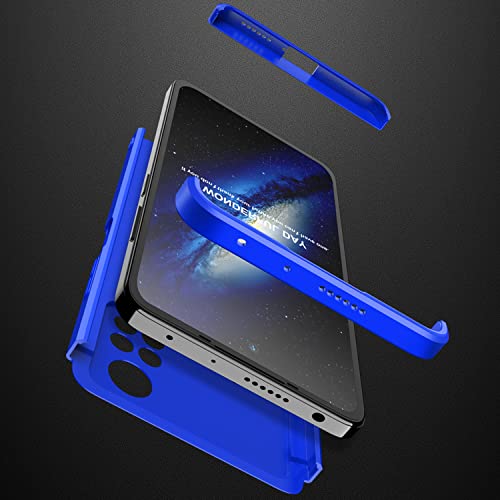 Image of Kapa Double Dip Full 360 Protection Back Case Cover for Poco X4 Pro (5G) (Blue)