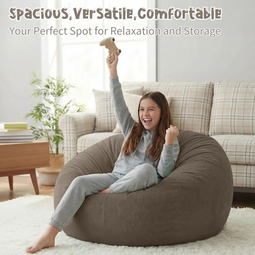 Nobildonna Sitzsackstuhl für Kinder und Erwachsene, nur Bezug (Keine Füllung) für...