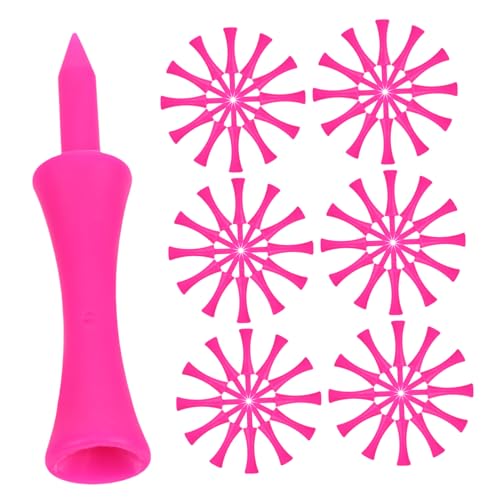 POPETPOP 100pcs Golf Tees Plastic Tees for Driving Range Unbreakable Golf Accessories for All Skill Levels and Improved Performance