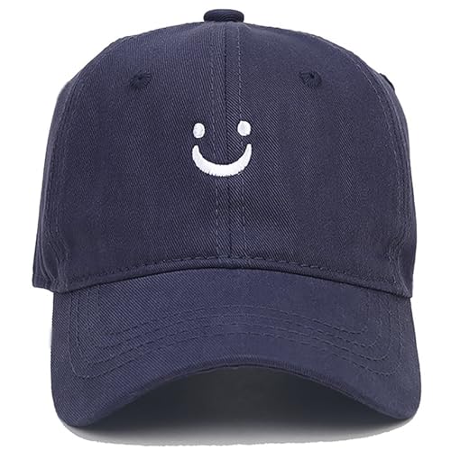 Toddler Baseball Hat Kids Boys Girls Smile Face Trucker Hat Adjustable Cute Baseball Cap for 2-8 Years2