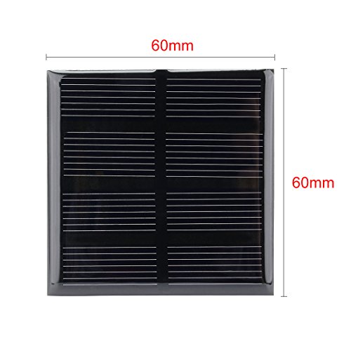 Uxcell 5Pcs 2V 160Ma Poly Mini Solar Cell Panel Module Diy For Phone Light Toys Charger 60Mm X 60Mm #TOP2