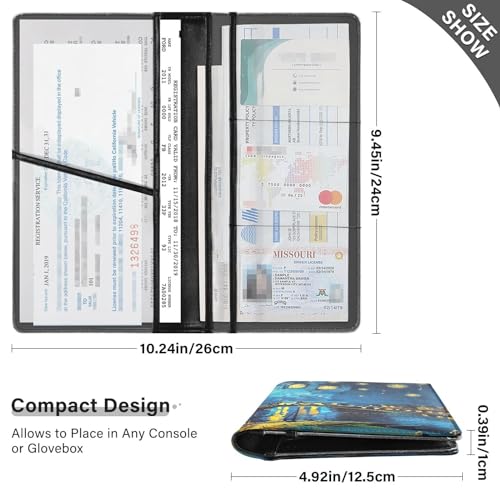 Porta Documentos para Auto Multicolor miniatura 3