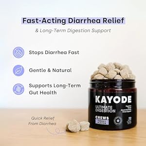Kayode ultimate digestion Fast acting anti diarrhea dog chews Dog fart remedy Digestive enzymes for dogs easy stool firmer for dogs Led with safe pumpkin for dogs   cucciolini doodles