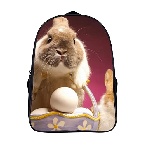 Sac à dos pour ordinateur portable mode lapin parfait pour le lycée et l'école