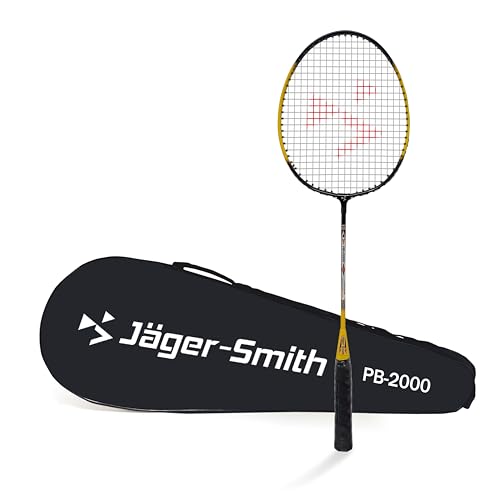 Jager-Smith PB 2000 Aluminium Badminton Racquet with Tempered Steel Shaft and Full Cover for Beginners and Intermediate Players (Made in India) (B0D8M2FPDR) Amazon Price History, Amazon Price Tracker