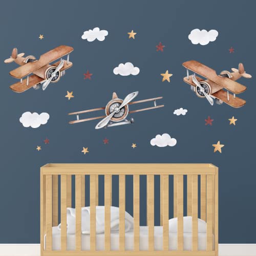 Vinilos Decorativos Avión Grande para Niños miniatura 1