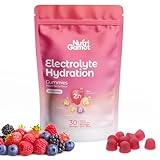 NutriGamot Electrolyte Hydration Gummies Sugar Free | Mixed Berry Flavor - 5 Essential Electrolytes for Runners, Post-Workout Recovery & Endurance – Energy Support Chews, Great Taste, 60 Gummies