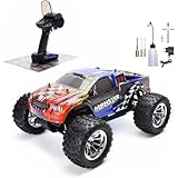 Juguete de carreras para aficionados: este camión 1/10 con motor nitro es fácil de arrancar, duradero, fiable y tiene piezas fácilmente reemplazables. El camión está equipado con un motor 18 CXP que permite al coche