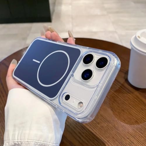 Coque iPhone 17 Pro antichoc compatible charge sans fil MagSafe à finition galvanisée