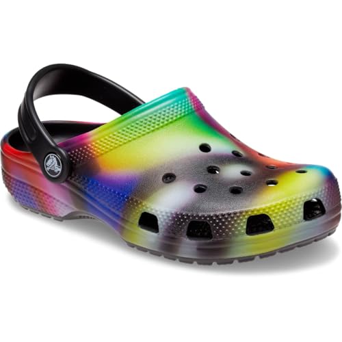 CROCS Classic Solarized Cgk - Black/Multi - J1 , 207587-0C4-J1, Kids Unisex , Black/Multi , J1