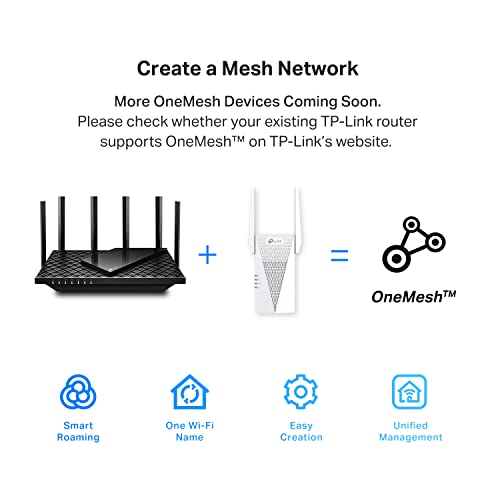 TP-Link AX3000 WiFi 6 Range Extender | PCMag Editor's Choice | Dual-Band Wireless Repeater w/Ethernet Port | Up to 2400 Sq. Ft., 64 Devices | Internet Signal Booster | APP Setup | EasyMesh (RE715X) - Image 7