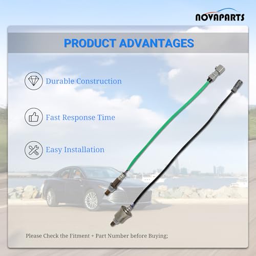 Sensor de Oxígeno Novaparts 2 Piezas para Toyota y Lexus miniatura 5