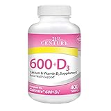 21st Century Calcium Plus D Supplement, 600 mg, 400 Count