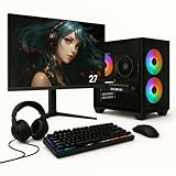 PC Gamer Completo Skill Ryzen 7 5700G, 16GB, Geforce RTX 4060 8GB, SSD 512GB M.2, 600W 80 Plus + Monitor 27” 100Hz - SK27011