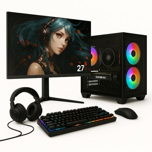 PC Gamer Completo Skill Ryzen 7 5700G, 16GB, Geforce RTX 4060 8GB, SSD 512GB M.2, 600W 80 Plus + Monitor 27” 100Hz - SK27011