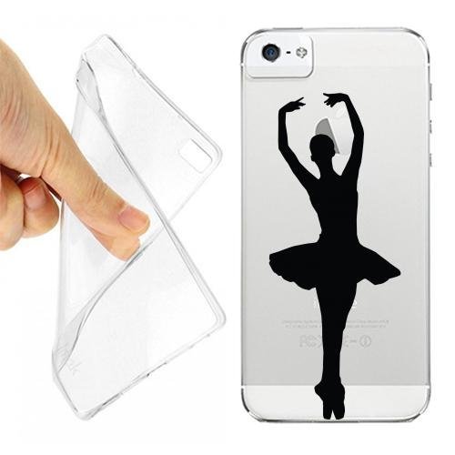 Custodia Cover Case Ballet Ballerina per iPhone 5