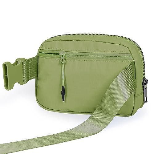Image of ODODOS Unisex Mini Belt Bag with Adjustable Strap Small Fanny Pack for Workout Running Traveling Hiking, Olive