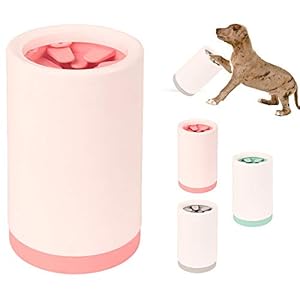 DMFSHI Pet Paw Cleaner, Hond Paw Cleaner, zachte Siliconen Pet Voeten wasmachine voor het reinigen van hond kat poten, Draagbare Pet Foot Cleaning, grote poot reiniger (14,9 cm x 9,6 cm)