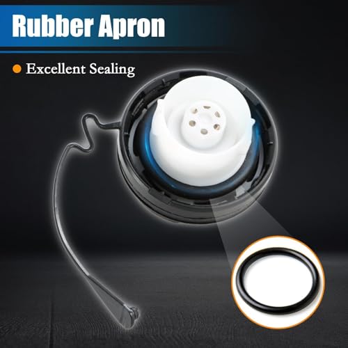 KPALAG Fuel Tank Gas Cap Replacement Compatible with Lexus ES300 ES330 GS350 GS430 GX470 RX330/ Toyota Avalon 4Runner Camry Corolla Highlander Sequoia Sienna Tacoma Tundra Replace#: 77300-33070