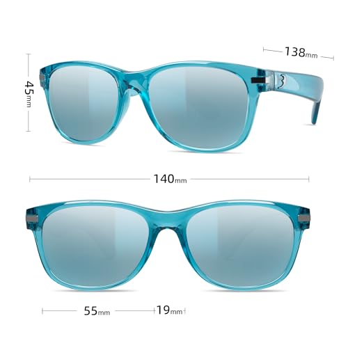 Image of Bnus italy made classic sunglasses corning real glass lens w. polarized option