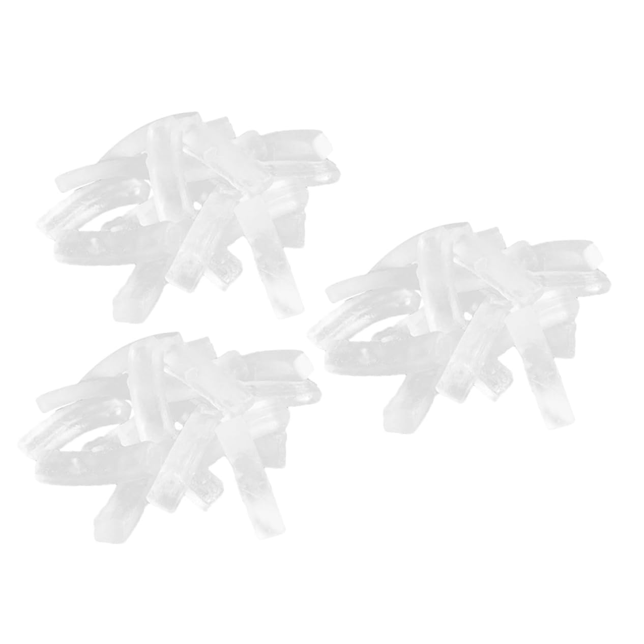 STOBOK Base di Sapone Trasparente la Fabbricazione di Sapone Fai da Te 3 Borse, Facile da Pulire e Adatta per Bagno la Cura della Pelle