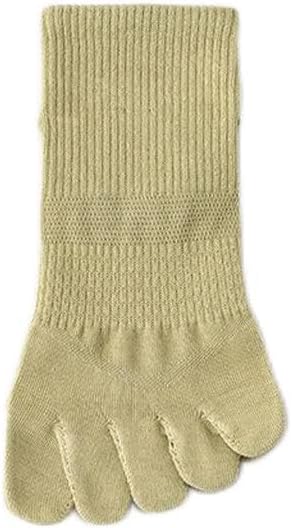 Spring and Sports Five-finger Socks Women's Mid-tube Cotton Breathable Cracked Toe