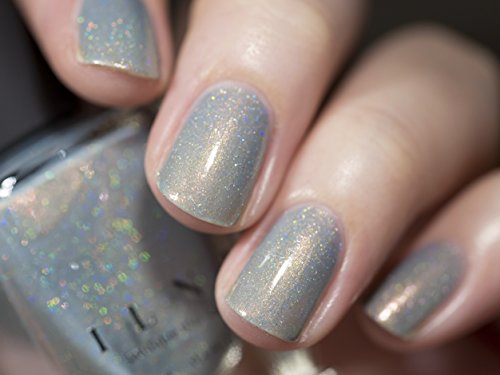 Ilnp Clever Girl - Bluish Grey Holographic Nail Polish #TOP3